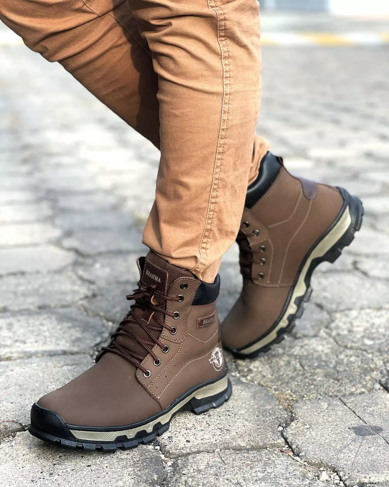 Bota de Cuero Brahma Rider para Hombre